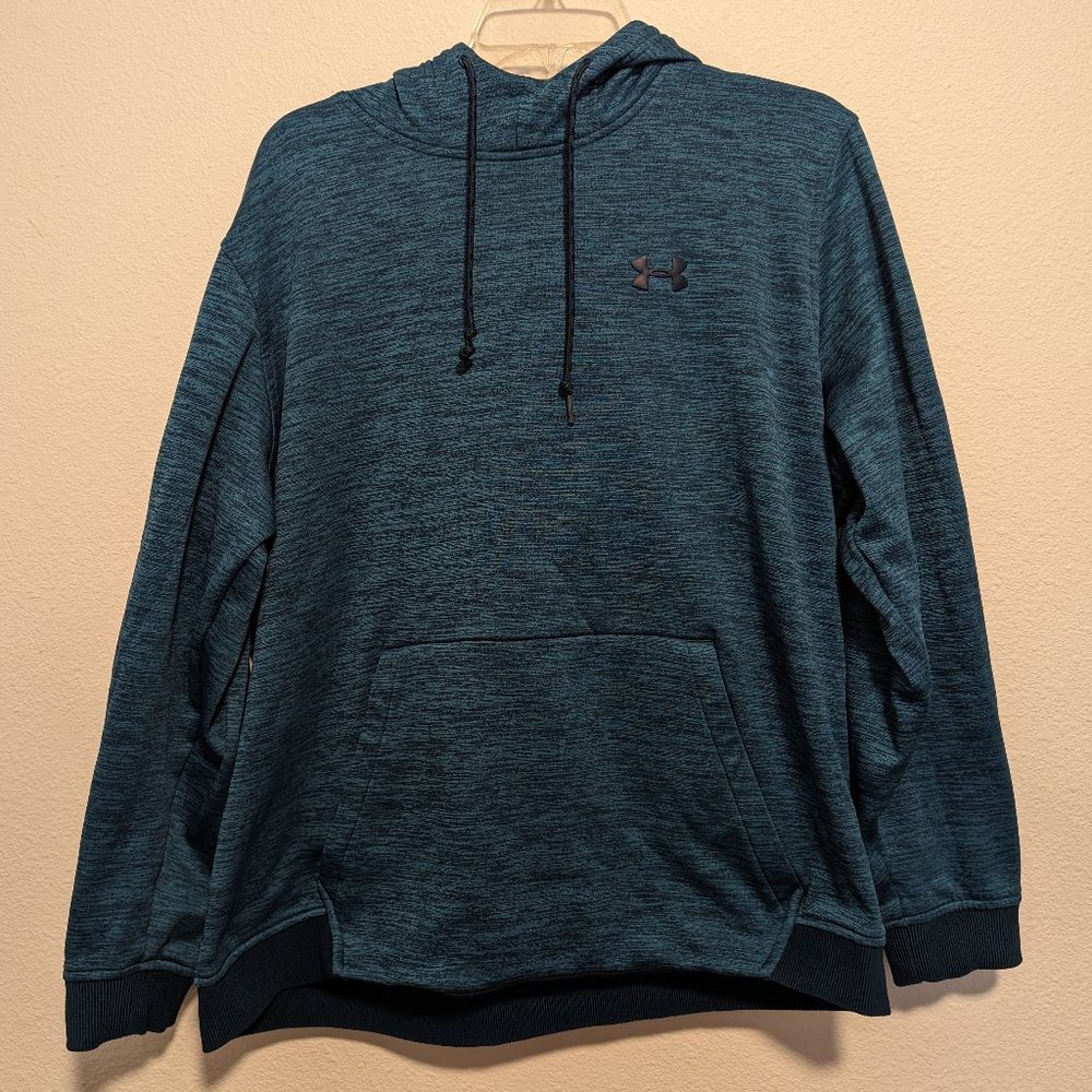 Large Blue Men's Under Armour Sweatshirt Hoodie
